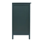 Mobile contenitore a 3 cassetti in rattan, Grigio/Verde/Blu, Montaggio da parte di una sola persona