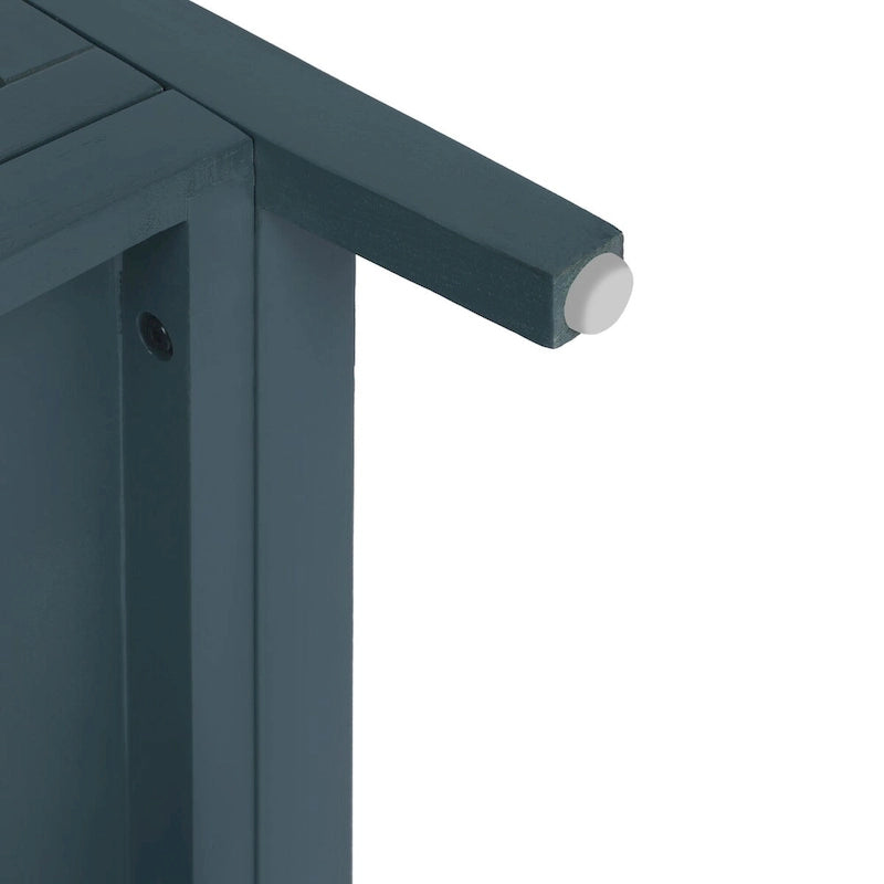 Mobile contenitore a 3 cassetti in rattan, Grigio/Verde/Blu, Montaggio da parte di una sola persona
