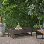 Rattan Storage Bench