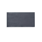 Mobiletto a 3 cassetti spazzolato metallico denim, bianco e nero