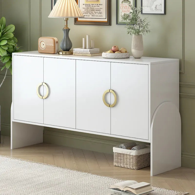 Armadietto multiuso 86 cm H con ripiani regolabili, colore Bianco/Nero/Blu scuro, montaggio 1 persona