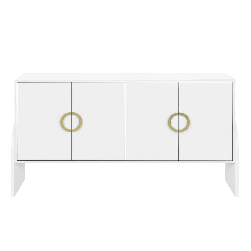 Armadietto multiuso 86 cm H con ripiani regolabili, colore Bianco/Nero/Blu scuro, montaggio 1 persona