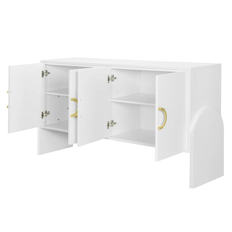 Armadietto multiuso 86 cm H con ripiani regolabili, colore Bianco/Nero/Blu scuro, montaggio 1 persona