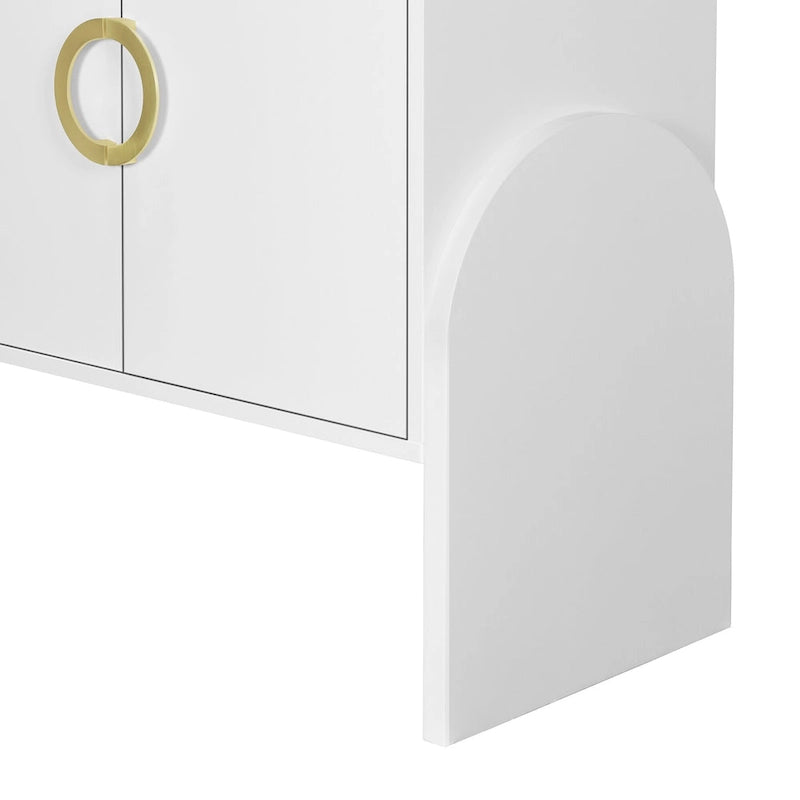 Armadietto multiuso 86 cm H con ripiani regolabili, colore Bianco/Nero/Blu scuro, montaggio 1 persona