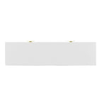 Armadietto multiuso 86 cm H con ripiani regolabili, colore Bianco/Nero/Blu scuro, montaggio 1 persona