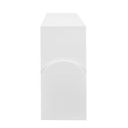 Armadietto multiuso 86 cm H con ripiani regolabili, colore Bianco/Nero/Blu scuro, montaggio 1 persona