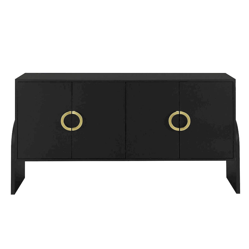 Armadietto multiuso 86 cm H con ripiani regolabili, colore Bianco/Nero/Blu scuro, montaggio 1 persona