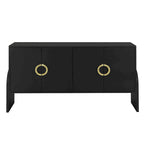Armadietto multiuso 86 cm H con ripiani regolabili, colore Bianco/Nero/Blu scuro, montaggio 1 persona