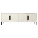 Madia in legno di mango bianco sporco, L 96", montaggio individuale