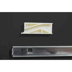 Armadietto classificatore verticale in metallo, 2 cassetti, utente singolo, bianco/nero