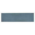 Credenza retrò a 4 ante nera/blu navy con ripiani regolabili, montaggio a 1 persona