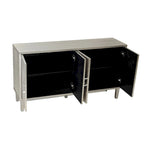 Credenza a 4 ante blu notte / champagne