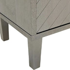 Credenza a 4 ante blu notte / champagne