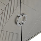Credenza a 4 ante blu notte / champagne