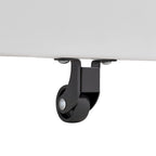 Mobiletto d'Appoggio Brown 2 Ante con Motivo a Raggi, Stile Art Déco