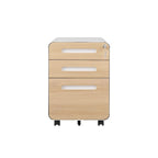 Mobiletto d'Appoggio Brown 2 Ante con Motivo a Raggi, Stile Art Déco