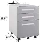 Mobiletto d'Appoggio Brown 2 Ante con Motivo a Raggi, Stile Art Déco