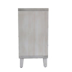 Mobile credenza 4 ante con persiana in legno naturale lavato