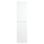 The Frost Collection 14 Inch Linen Tower - Lacquer - 13.8 x 11.8 x 55.1