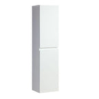 Mobile Alto da Bagno Laccato Bianco, per un Utente, 2 Cassetti