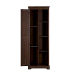 Credenza alta Espresso/Gray Barn Door, anta singola
