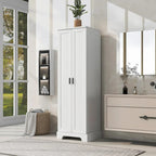 Storage Cabinet with Two Doors and Adjustable Shelf