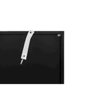Credenza da 4 ante intagliata 3D con arco nero e ripiano regolabile, per 1 persona